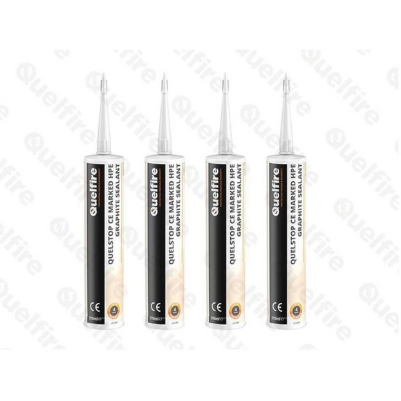Quelfire QuelStop HPE Graphite Intumescent Sealant 310ml Tube – Up to 4hr Fire Rating
