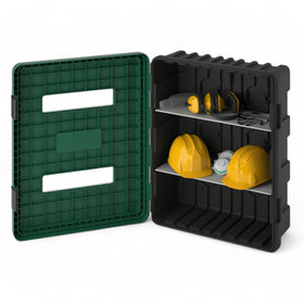 CheckFire Double Commander Cabinet – Green Spill Kit & Emergency Storage - 0