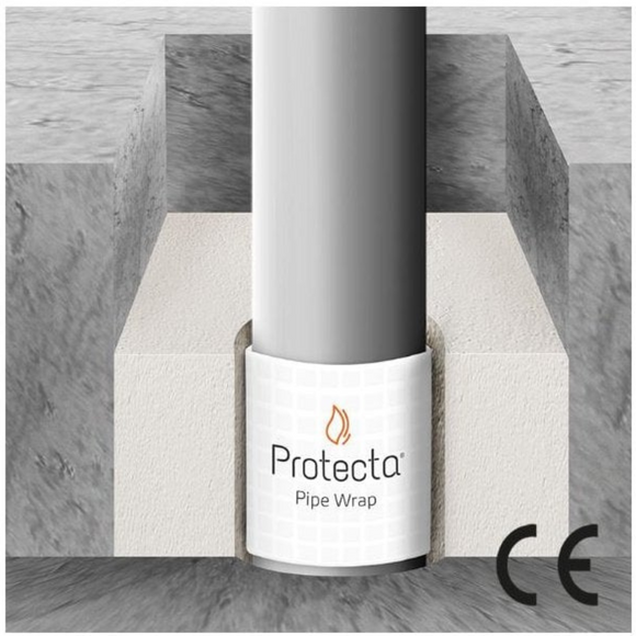Protecta Pipe Wrap – Intumescent Firestop for Plastic & Insulated Pipes