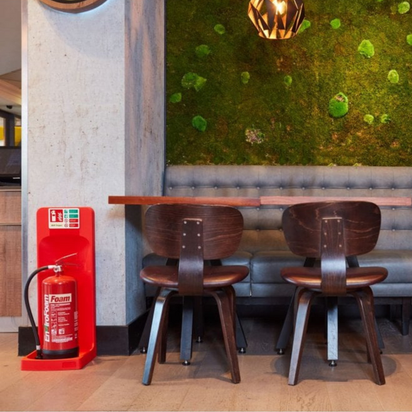 CheckFire Commander Fire Extinguisher Stands – Red (Single & Double)