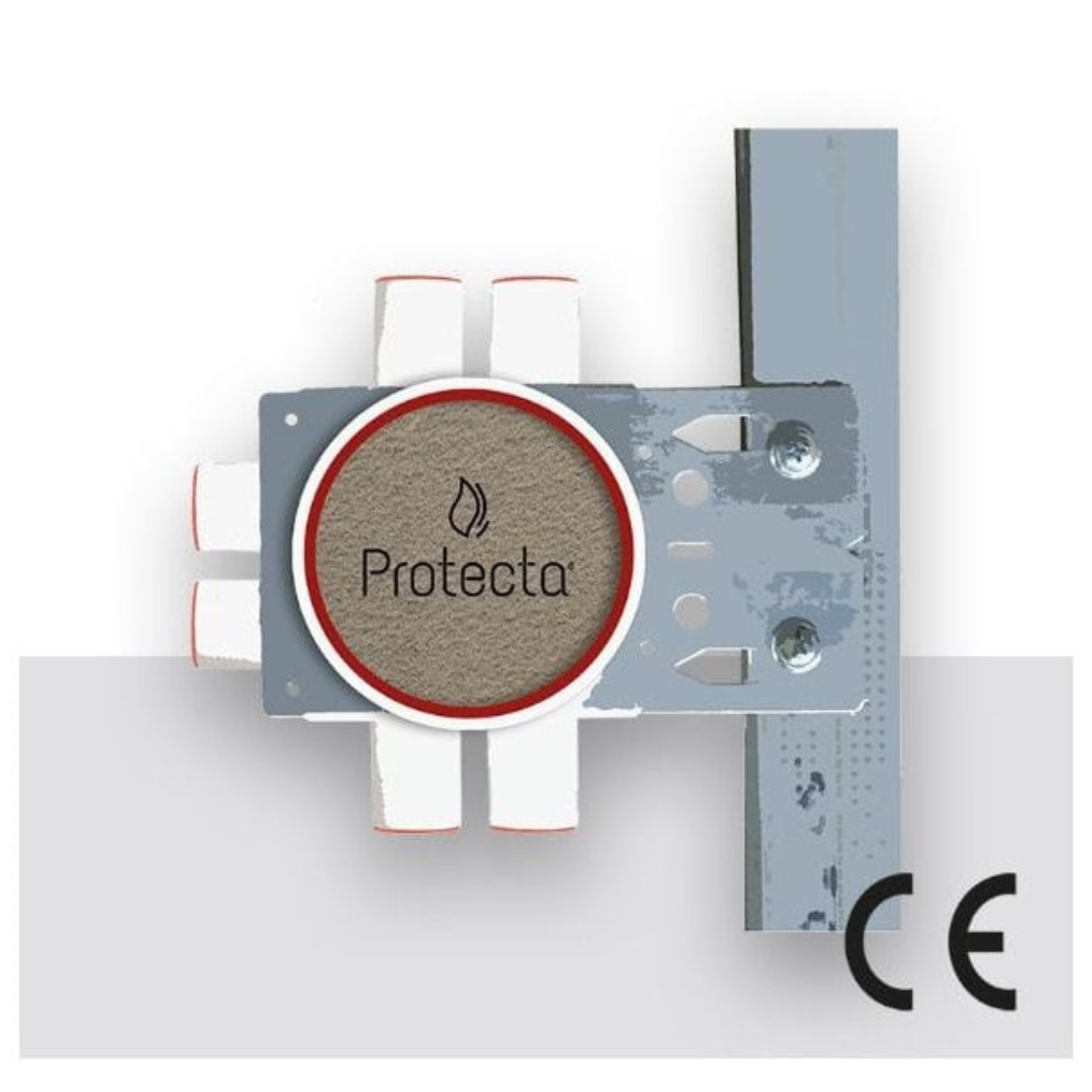 Protecta FR Graphite Plate – 60 Minute Fire-Rated Intumescent Socket Box Protection