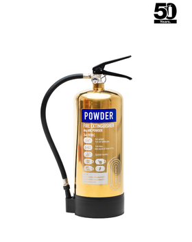 Contempo Gold Powder Fire Extinguisher – 6kg | ABC Fire Class Protection