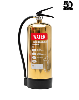 Contempo Gold Water Fire Extinguisher – 6L & 9L | Class A Fire Protection - 0