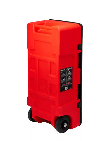Bridgehill Fire Blanket Cabinet with Wheels | CheckFire - 0