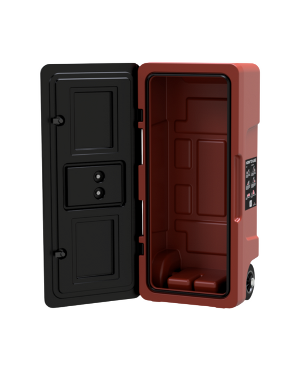 Bridgehill Fire Blanket Cabinet with Wheels | CheckFire