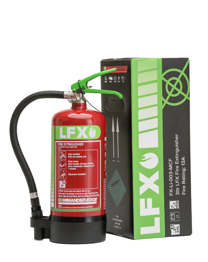 CommanderEDGE LFX Lithium-Ion Battery Fire Extinguisher – 3L, 6L & 9L Variants - 0
