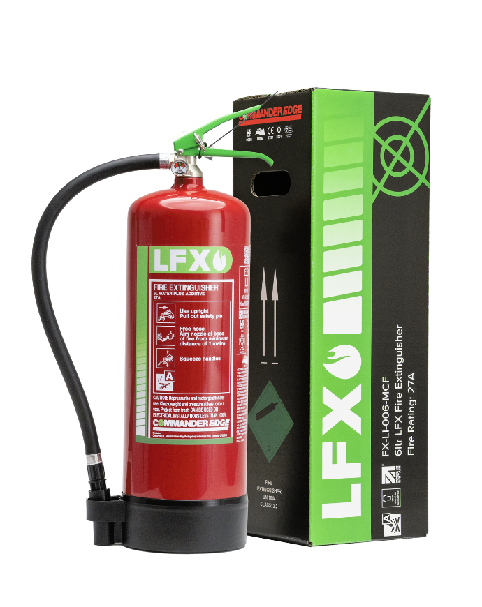 CommanderEDGE LFX Lithium-Ion Battery Fire Extinguisher – 3L, 6L & 9L Variants