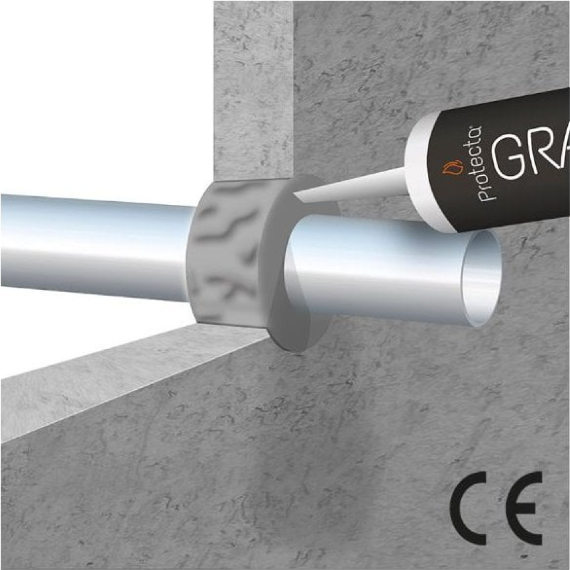 Protecta FR Graphite 310ml (Pack of 25) – Intumescent Firestop Sealant - 0