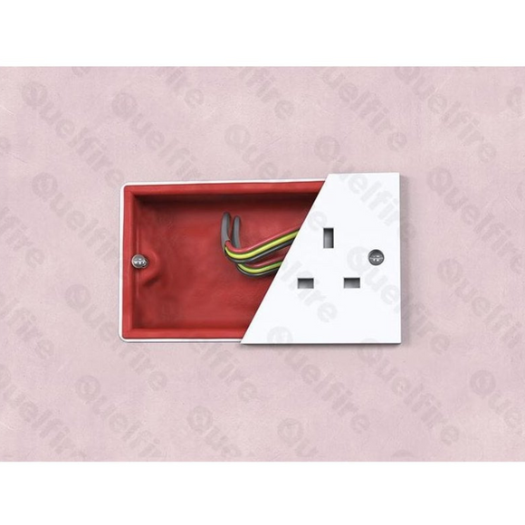 Quelfire Intumescent & Acoustic Putty Pad – 2hr Fire Rated for Socket Boxes