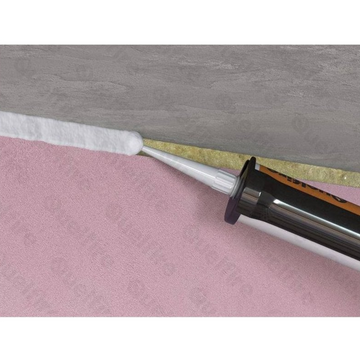 Quelfire QuelStop Intumescent Acoustic Acrylic Sealant 310ml – White (Up to 4hr Fire Rating) - 0