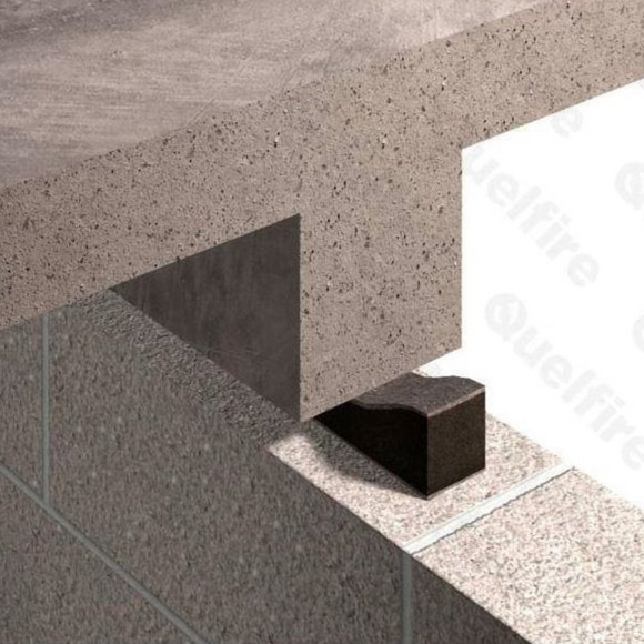 Quelfire Intufoam Linear Gap Seal – 1m Firestop Strip for Floor & Wall Joints