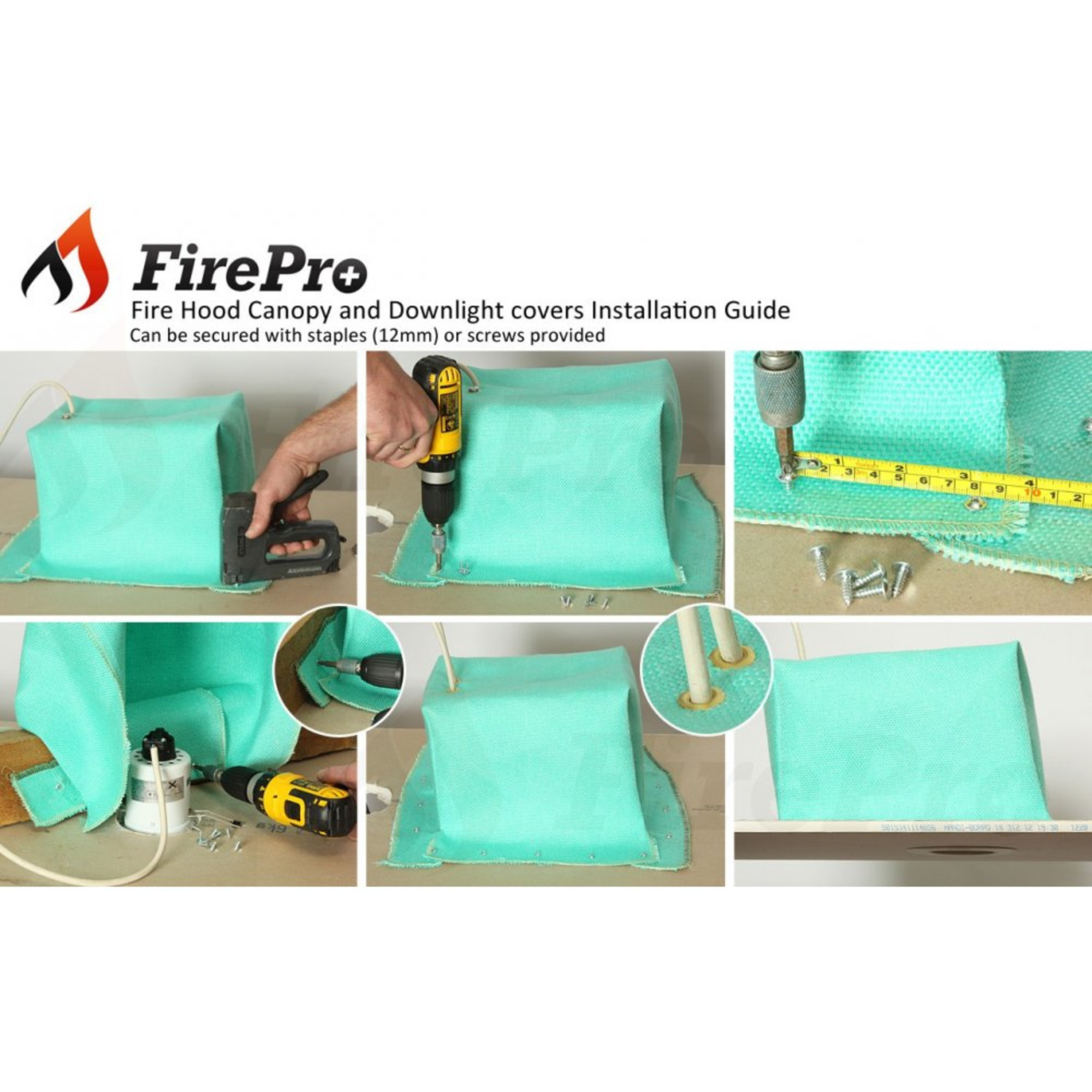 FirePro Plus Square-Based Fire Hood – 60-Minute Rated, IFCC Certified - 0