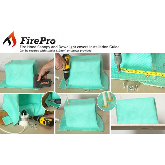 FirePro Plus Square-Based Fire Hood – 60-Minute Rated, IFCC Certified