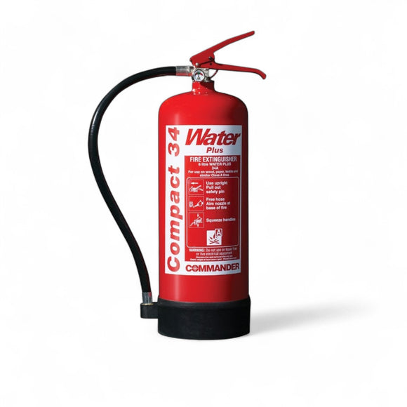 CommanderEDGE 6L Water Additive Compact34 Fire Extinguisher – 34A Rated