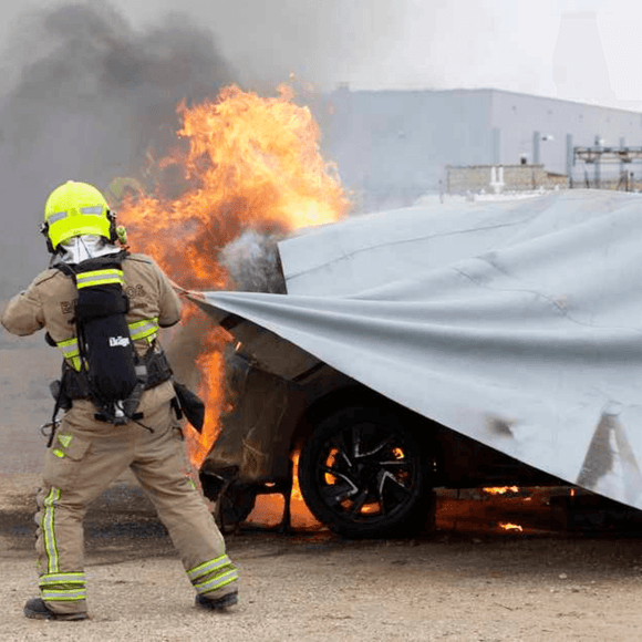 Bridgehill Training Car Fire Blanket – 6m x 8m | CheckFire