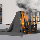 Bridgehill Training Forklift Fire Blanket – 7m x 7m | CheckFire-3