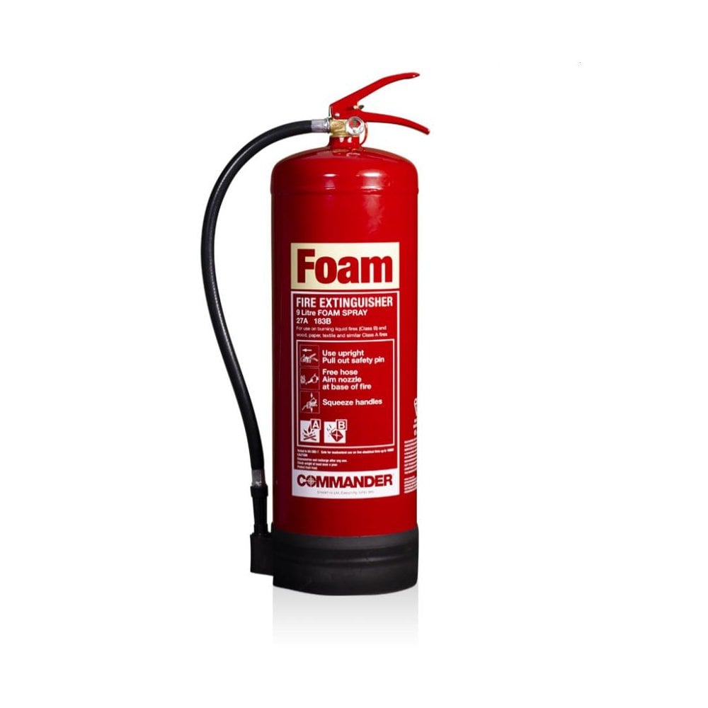 Commander AFF Foam Fire Extinguisher – 3L & 9L (Class A & B Fires) - 0