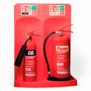 CheckFire Commander Fire Extinguisher Stands – Red (Single & Double)-2