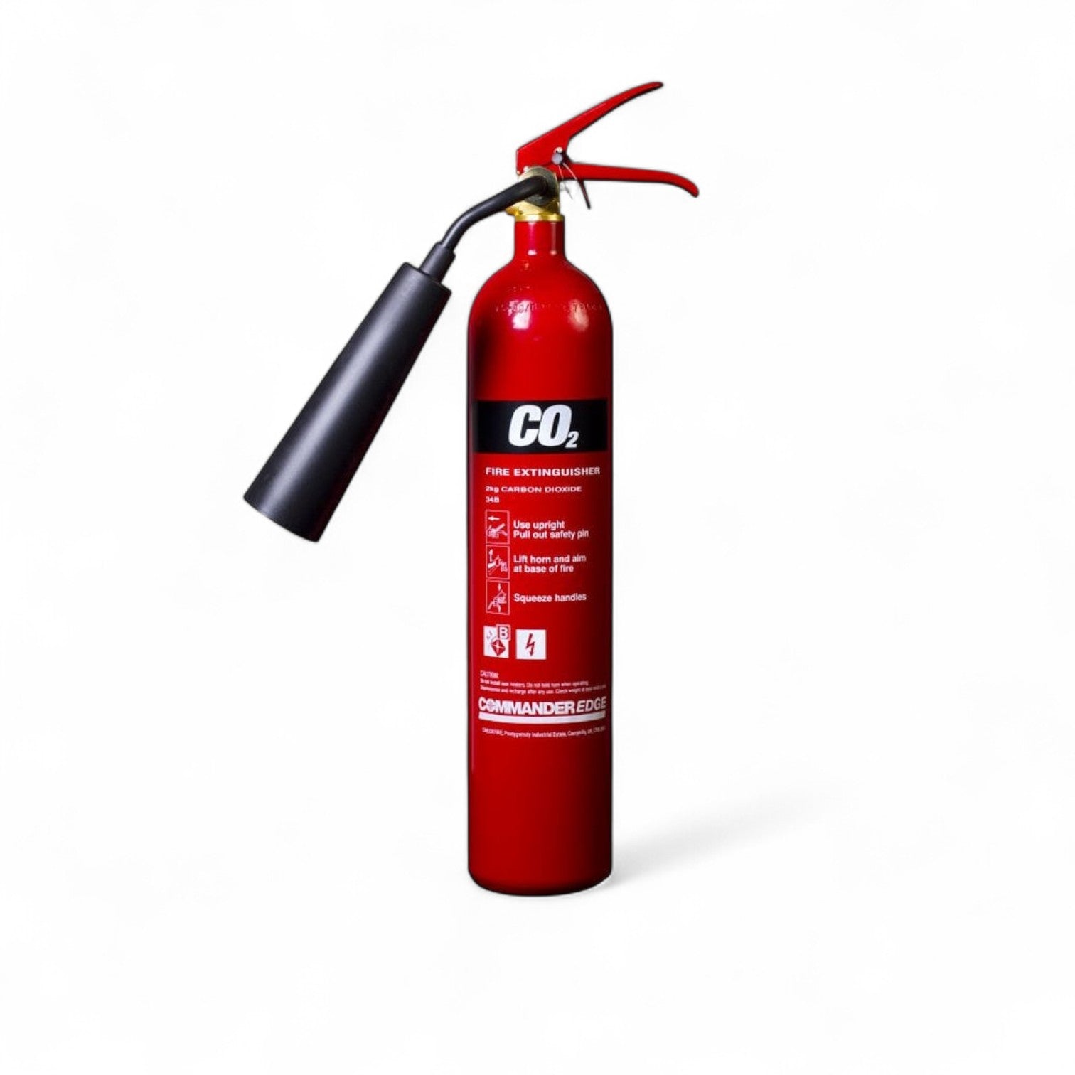 CommanderEDGE CO₂ Fire Extinguishers – 2kg & 5kg - 0