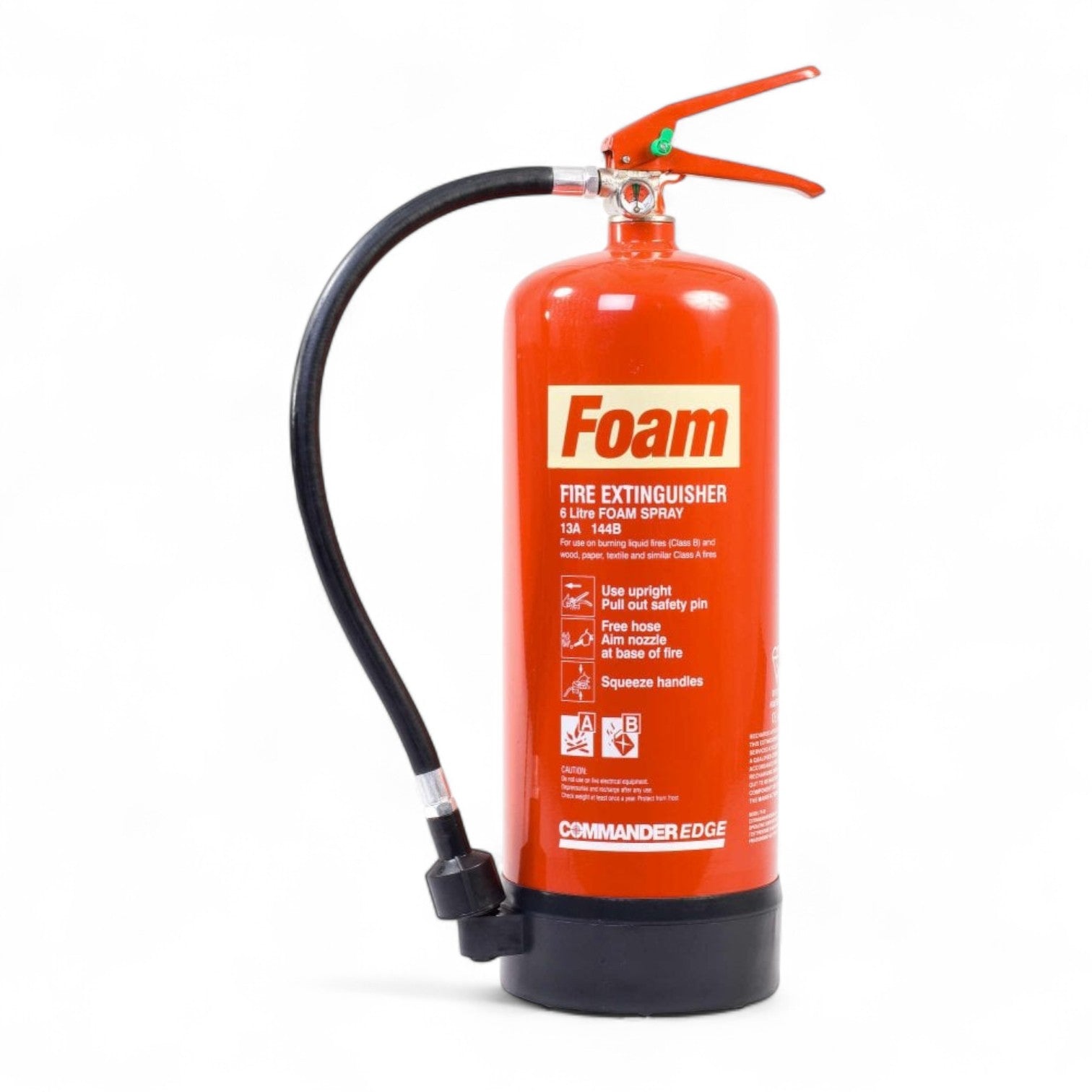 CommanderEDGE Foam Fire Extinguishers – 2L, 6L & 9L - 0