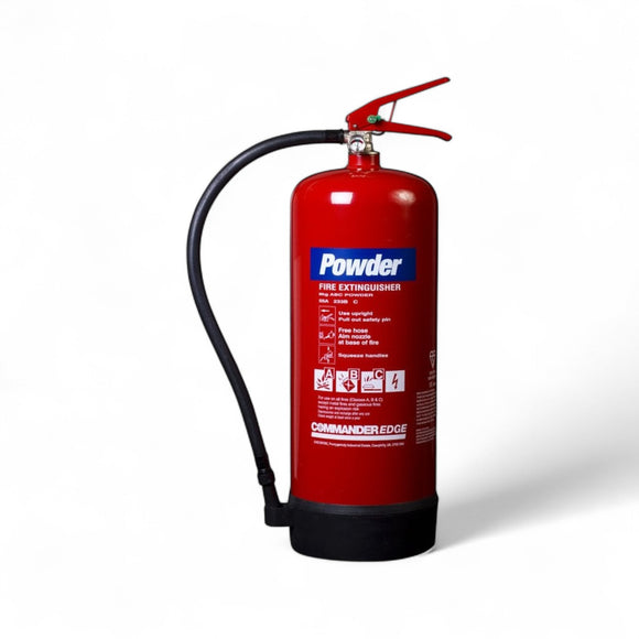 CommanderEDGE ABC Dry Powder Fire Extinguishers – 1kg to 9kg