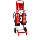 CheckFire Double Fire Extinguisher Trolley – Standard, Compact & Backboard-1