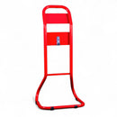 CheckFire Tubular Fire Extinguisher Stand – Red & Chrome (Single/Double)-7
