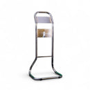 CheckFire Tubular Fire Extinguisher Stand – Red & Chrome (Single/Double)-3