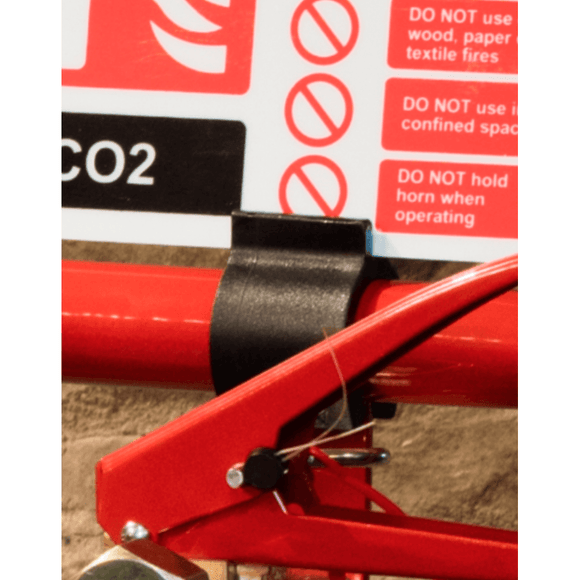 CheckFire Tubular Sign Clips for Fire Extinguisher Stands – CS33SC