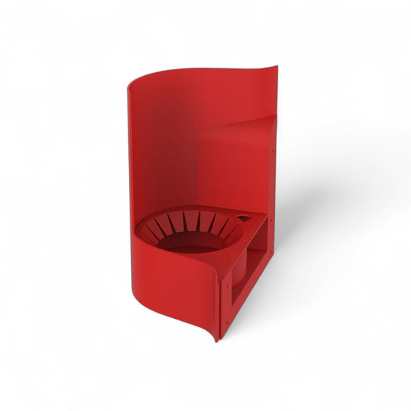 CheckFire Wave Wall Fire Extinguisher Stand – Red or White