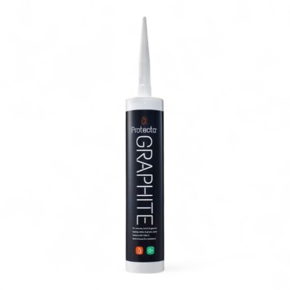 Protecta FR Graphite 310ml (Pack of 25) – Intumescent Firestop Sealant