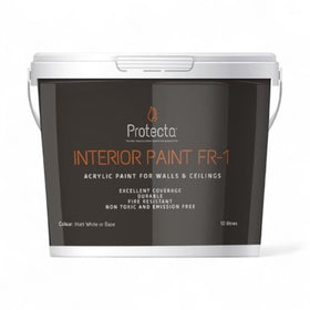 Protecta FR Interior Paint 10L – Fire Resistant Acrylic Wall & Ceiling Paint