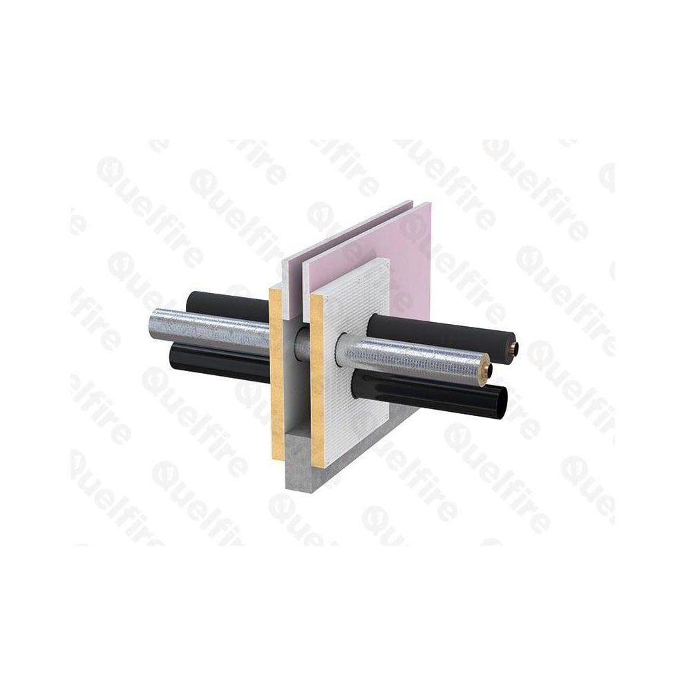 Quelfire QuelCoil Continuous Intuwrap – 25m Fire Wrap for Pipes | CE Marked